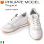 フィリップモデル レディース スニーカー PHILIPPE MODEL PARIS tropez X TRPX 6001 WOMAN レザー 白 ホワイト トロペ エックス イタリア製 人気 ブランド 正規品 25cm 25.5cm 大きいサイズ 本革 白スニーカー 軽量