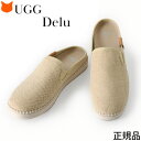 UGG スリッポン かかとなし レディース おしゃれ フラット ブランド Delu ぺたんこ 靴 アグ 正規品 デル 1125093 40代 50代 60代 22cm 22.5cm 23cm 23.5cm 26cm 大きいサイズ ナチュラル ベー…