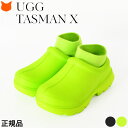 UGG レインブーツ レディース 軽量 レインシューズ おしゃれ ブランド 雨の日 靴 防水 黒 ブラック 黄緑 キー ライム 2way アグブーツ 正規品 アグ 1125730 TASMAN X タスマン エックス 防寒 …