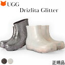 【正規品】 UGG レインブーツ ショート ブーツ レディース おしゃれ ブランド 雨靴 グレー ホワイト 白 Drizlita Glitter アグ ブーツ 正規品 グリッター 1138370 梅雨 レイン ブーツ 防水 雪 防寒 長靴 滑らない 歩きやすい 小さいサイズ 22cm 26cm 大きいサイズ