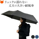 大判 折りたたみ傘 リュック 濡れない レディース 軽量 雨傘 軽い 耐風 折り畳み傘 大きい 簡単 開閉 傘 風に強い 傘 ブランド 折り畳み 折りたたみ 黒...