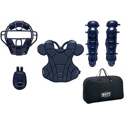 ゼット 硬式キャッチャー防具4点セット BL1040 マスク スロートガード プロテクター レガーツ