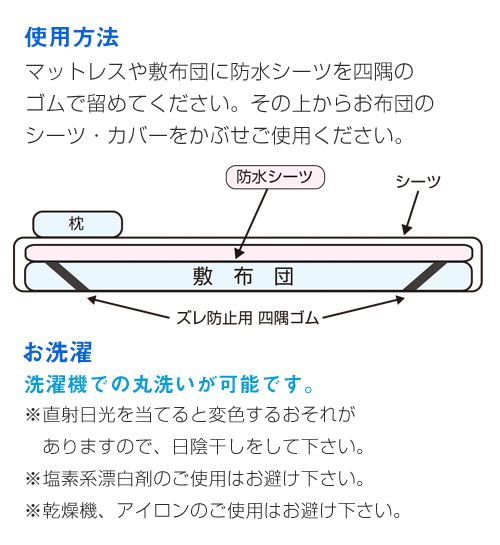 アルファ 防水 敷きパッド （WP200205） family ファミリーサイズ 200×205cm 丸洗いOK 全面タイプ（四隅ゴム付） クリーム色 大きいサイズ おねしょ 介護用 防水シーツ 敷パッド しきぱっど ウォッシャブル siki