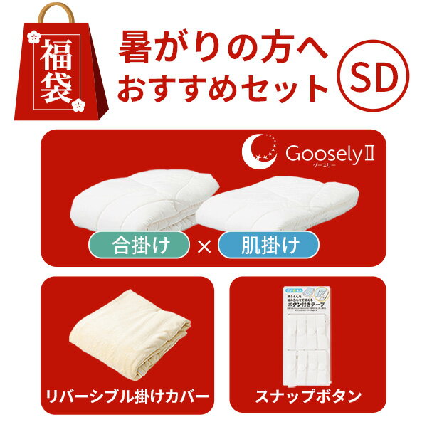 グースリー2肌掛け/合掛け掛布団リ...