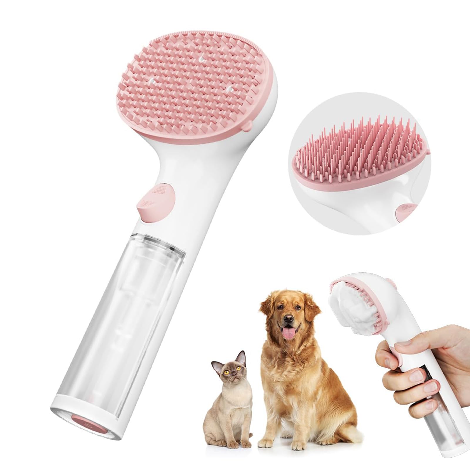 犬 シャワーブラシ 猫 シャワーブラシ ペット ブラシ 犬 ブラシ 猫 ブラシ 泡立て器 お風呂用 ブラシ 犬 シャンプーブラシ ペット シャワーブラシ ペット シャンプーブラシ シャンプー シリコン製 柔らかい素材 肌に優しい 長毛 短毛 ペット お手入れ用品