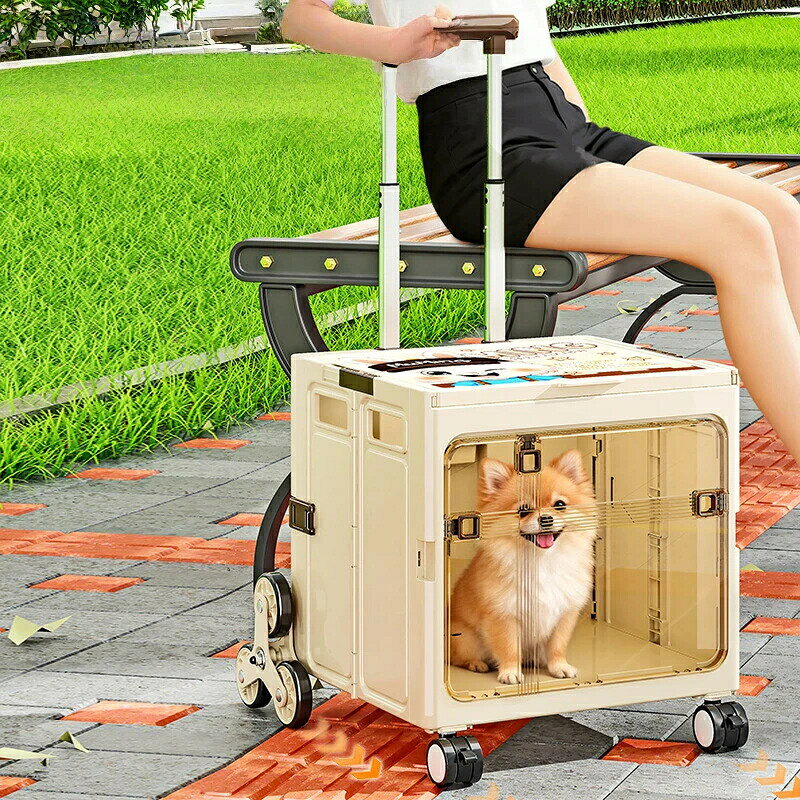 ペットキャリー カート 犬 猫 兼用 大容量 ゆったり 大型犬 中型犬 小型犬 対応 キ...
