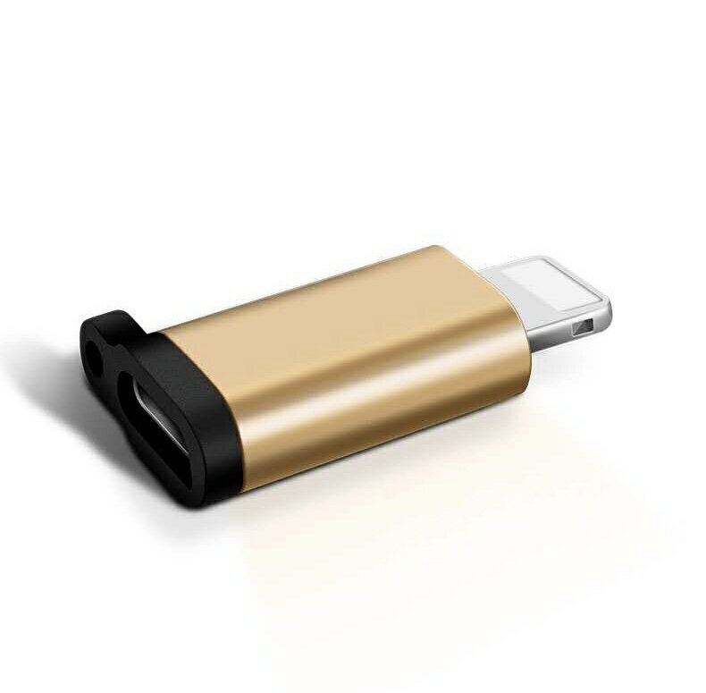 変換アダプタ 全7色 Micro USB to iPhone 