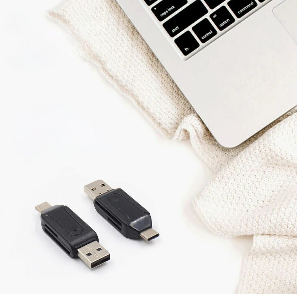 3個セット カードリーダー USB MicroUSB