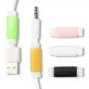 10個 充電ケーブル 断線 保護 カバー 充電 AUX USB ケーブル イヤホン 延長 送料無料(2)