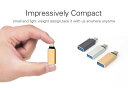 変換アダプタ OTG USB Type-A to Type C アルミ製 android Xperia Samsung Huawei スマホ スマートフォン T...