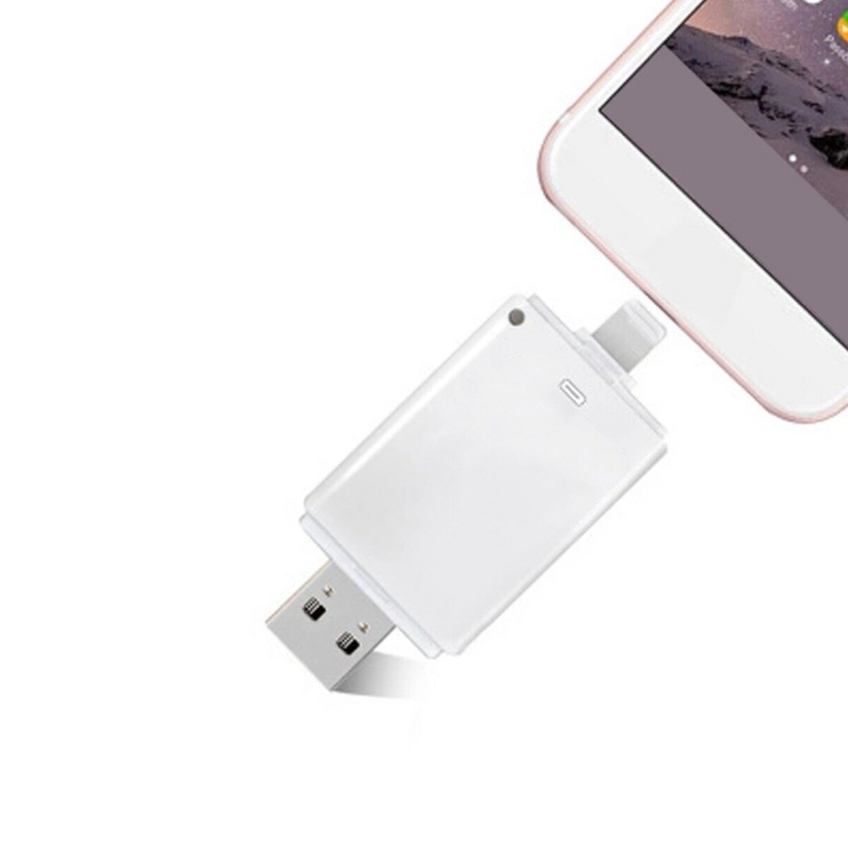 即納 iPhone USBメモリ 32GB フラッシュメモリ USB MicroUSB メモリースティック ストラップ キャップ付 android Xperia Mac 送料無料