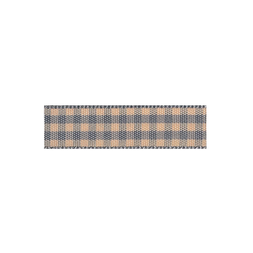 RibbonBon チェックタフタリボン #137 9mm幅 巻(30m) 5サイズ79色展開