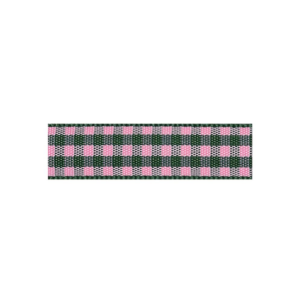 RibbonBon チェックタフタリボン #126 9mm幅 巻(30m) 5サイズ79色展開