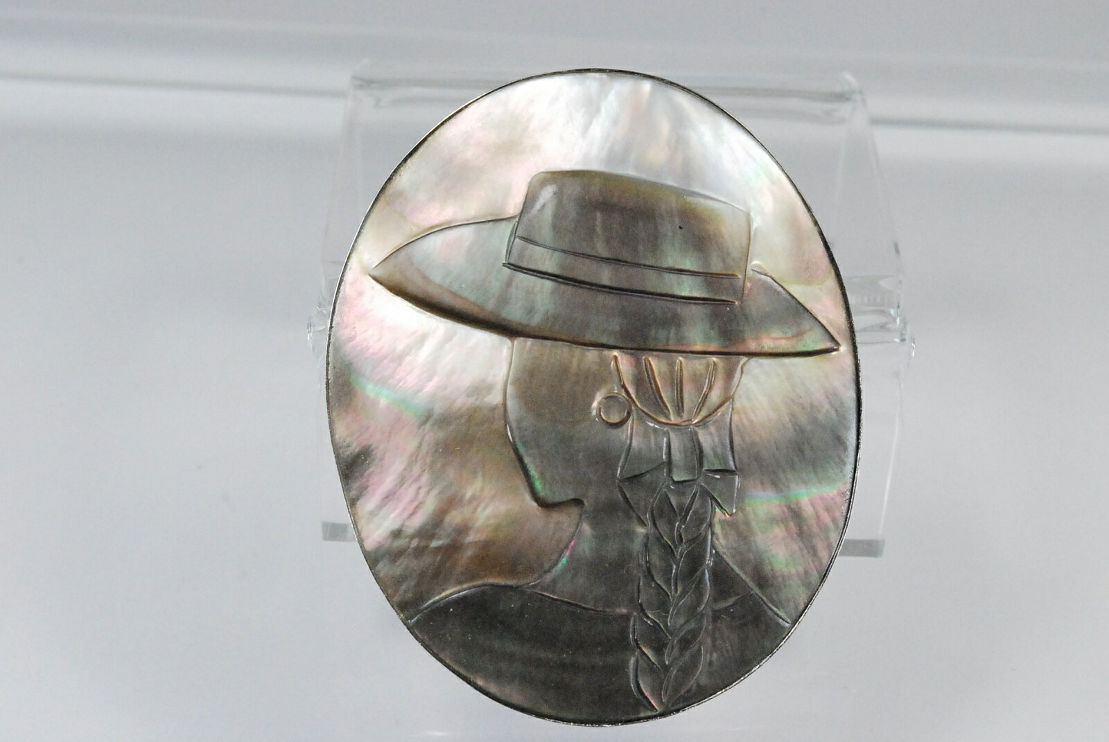 SV ブローチ カメオ 黒蝶貝 532P15May16 ポイント5倍