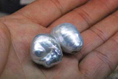 パーツ ハンドメイド 白蝶 真珠 12−22 mm ボタンバロック ペア ピアス イヤリング ブローチ 加工 パーツ ハンドメイド 白蝶 真珠 12−22 mm ボタンバロック ペア ピアス イヤリング ブローチ 加工