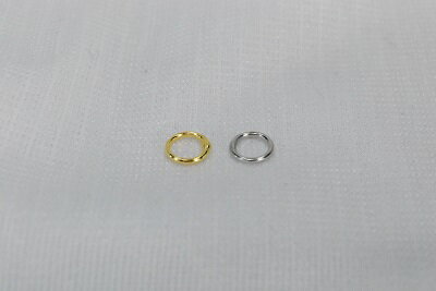 パーツ 　ハンドメイド　　メッキ　6mm　マルカン　口閉じ　10個入　rdカラー　ygdカラー　　 　532P15May16　　 ポイント5倍