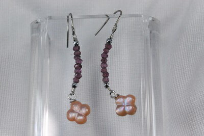 チタン ジプシー ピアス ピンク シェル クローバ 6 mm 532P15May16 ポイント5倍