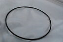 ワイヤー 3mm ネックレス ブラック マグネット 45cm