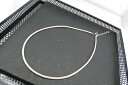 ラバー 2mm ネックレス ラバー ベージュ ロジウムメッキ 40− 100cm ラバーと金具色選択