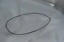 カラーコード 1mm ネックレス ブラック 45cm SV 532P15May16 ポイント5倍