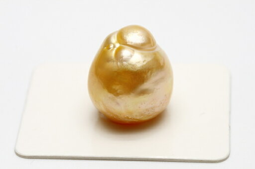 南洋白蝶真珠パールルース 18×16mm ナチュラルゴールドカラー 南洋白蝶真珠パールルース 18×16mm ナチュラルゴールドカラー
