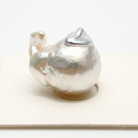 南洋白蝶真珠パールルース 両穴 16×13mm シルバーカラー 南洋白蝶真珠パールルース 両穴 16×13mm シルバーカラー