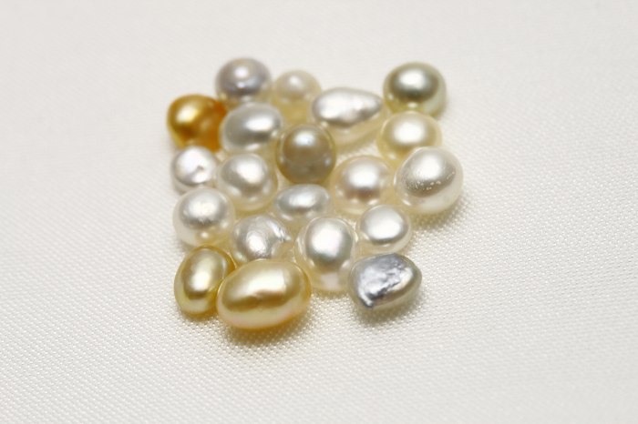 南洋白蝶真珠パールルース　20ピース　3-4mm　マルチカラー