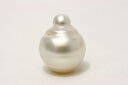 南洋白蝶真珠パールルース　20×16mm　ホワイトカラー