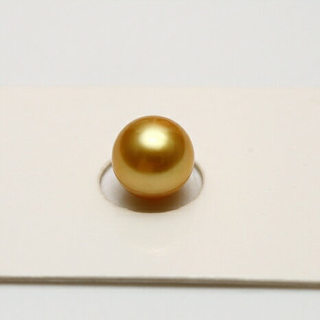 南洋白蝶真珠パールルース　片穴　8mm　ナチュラルゴールドカラー