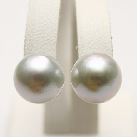 アコヤ真珠パールピアス 10.0-10.5mm ナチュラルカラー K14WG製 アコヤ真珠パールピアス 10.0-10.5mm ナチュラルカラー K14WG製