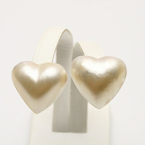 マベ真珠パールピアス 18mm ホワイトカラー K14WG