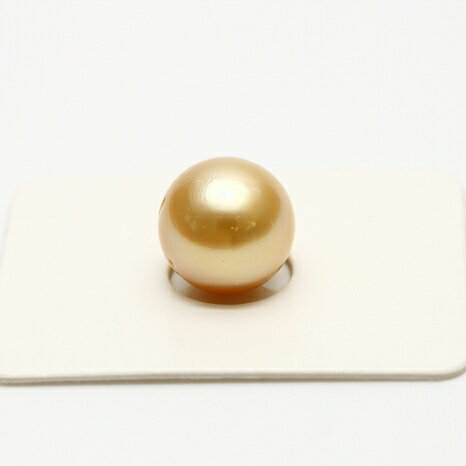 南洋白蝶真珠パールルース　11mm　ナチュラルゴールドカラー　リング用　ペンダント用　ジュエリー素材