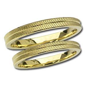 マリッジリング ペアリング シンプル 指輪 デザインカットリング 指輪 k18 ゴールド 地金リング 人気 おすすめ カジュアル トレンド 父の日 プレゼント ギフト 自分買い