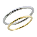ペアリング 指輪 ペア リング 華奢リング ベビーリング k18 イエローゴールド ホワイトゴールド 18k 18金 シンプル 重ね着け カジュアル 人気 おす...