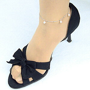 【10%OFF 12/3 20時より】アンクレット ホワイトゴールド あこや本真珠 パール 送料無料 人気 おすすめ カジュアル トレンド プレゼント ギフト ...