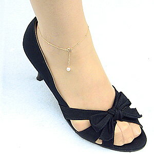 【10%OFF 12/3 20時より】アンクレット イエローゴールド あこや本真珠 パール 送料無料 人気 おすすめ カジュアル トレンド プレゼント ギフト ...