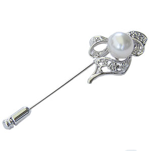 【ポイント10倍】パール ブローチ パールブローチ ブローチ フォーマル ブローチ パール メンズ ピンブローチ 兼用 ペンダント クリッカー 南洋白蝶真珠 ホ...