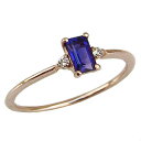 【10%OFF 6/4 20時より】アメジストリング 紫水晶 k10 ピンクゴールド 指輪 ダイヤモンド 0.02ct シンプル 送料無料 カジュアル 人気 おすすめ トレンド プレゼント ギフト 父の日