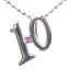【10%OFF 6/4 20時より】ピンクトルマリン k18 ホワイトゴールド ペンダントトップ ラッキーナンバー10 一粒 10月誕生石 ネックレス 人気 おすすめ カジュアル トレンド プレゼント ギフト 父の日 32,400円