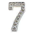 【ポイント10倍】メンズラッキー7 ラッキーセブン ラペルピン ダイヤモンド 0.30ct 男性用ブローチ タイニーピン ピンブローチ ピンズ ナンバー7 ホワ...