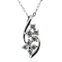 【只今 ポイント10倍中!】ネックレス ダイヤモンドネックレス ダイヤモンド ダイヤ 0.25ct 18金 k18 18k ホワイトゴールド フラワー ペンダン...