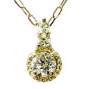 【只今 ポイント10倍中!】ダイヤモンド ネックレス ダイヤモンドネックレス スリーストーン ダイヤ 0.08ct 18金 k18 18k イエローゴールド チ...