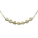 【只今 ポイント10倍中!】ダイヤモンド ネックレス ダイヤ 0.15ct スマイル k18 18k 18金 イエローゴールド 4月誕生石 ジェンダーレス 男女...