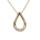 ダイヤモンド ネックレス イエローゴールド k10 10k 10金 ダイヤネックレス プチネックレス ペンダントネックレス 送料無料 4月誕生石 人気 おすすめ 母の日 新生活 就職祝い プレゼント ギフト(4)