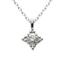 【決算セール ポイント10倍】ネックレス メンズ ダイヤモンド ホワイトゴールド k18 18k 18金 ネックレス プチネックレス ダイヤ ペンダント 送料無...