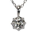 【決算セール ポイント10倍】ネックレス メンズ ダイヤモンド ホワイトゴールド k18 18k 18金 ネックレス プチネックレス ダイヤ ペンダント 送料無...