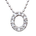 【只今 ポイント10倍中!】ダイヤモンド ネックレス ダイヤモンドネックレス ダイヤモンドペンダント ダイヤ 0.08ct サークル ホワイトゴールド k18 ...