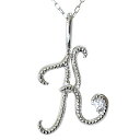 【只今 ポイント10倍中!】ダイヤモンド ネックレス イニシャルk ダイヤモンド ペンダント ダイヤ ダイア 0.01ct k18 18k 18金 ホワイトゴー...