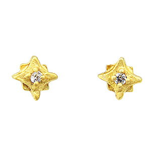 ダイヤモンド ピアス ダイヤ ピアス スタッドピアス ダイヤモンドピアス ダイヤピアス k10 10k 10金 イエローゴールド 星 スター 送料無料 普段使い レディース ユニセックス ジェンダーレス 父の日 プレゼント ギフト 自分買い