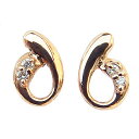 ダイヤモンド ピアス スタッドピアス ダイヤピアス ペア k18 18k 18金 ピンクゴールド レディース メンズ ユニセックス ジェンダーレス 送料無料 4...